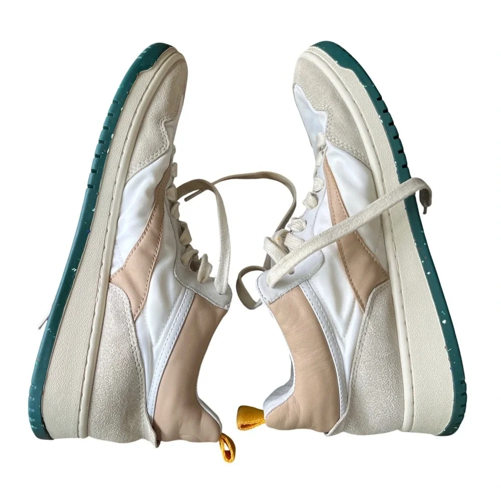 ONCEPT Anthropologie 037 PRINCETON SNEAKERS Mid-Top Shoes OAK Brown/Cream 7.5